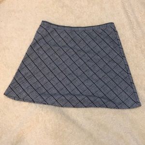 plaid gray kind of float skirt
